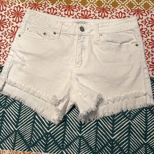 Just USA white denim shorts size M